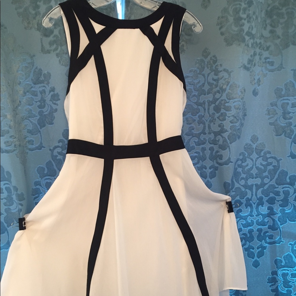 Beautiful white chiffon dress